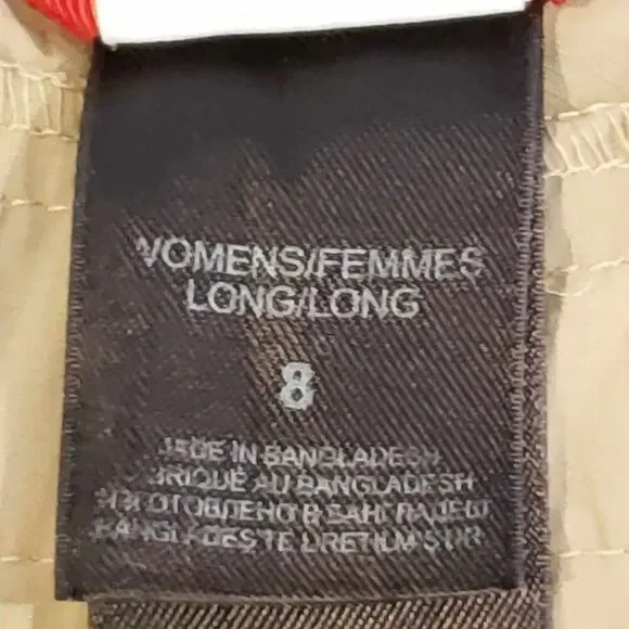 The North Face Shorts Women's Size 8 Khaki Flat Front Nylon Hiking - Picture 8 of 12